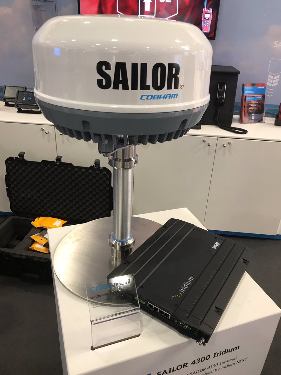 Day 1 at NorShipping <a href="/CobhamSATCOM/">Cobham SATCOM</a> stand B02-19