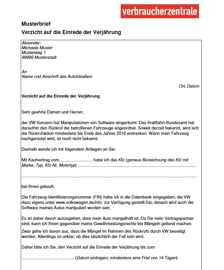 Verbraucherzentrale inkasso musterbrief