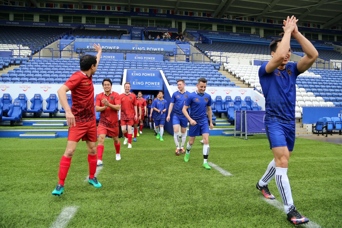 Absolute pleasure organizing for players to 'live the dream' at the King Power Stadium yesterday with our good friends <a href="/Singha_Beer/">Singha</a>