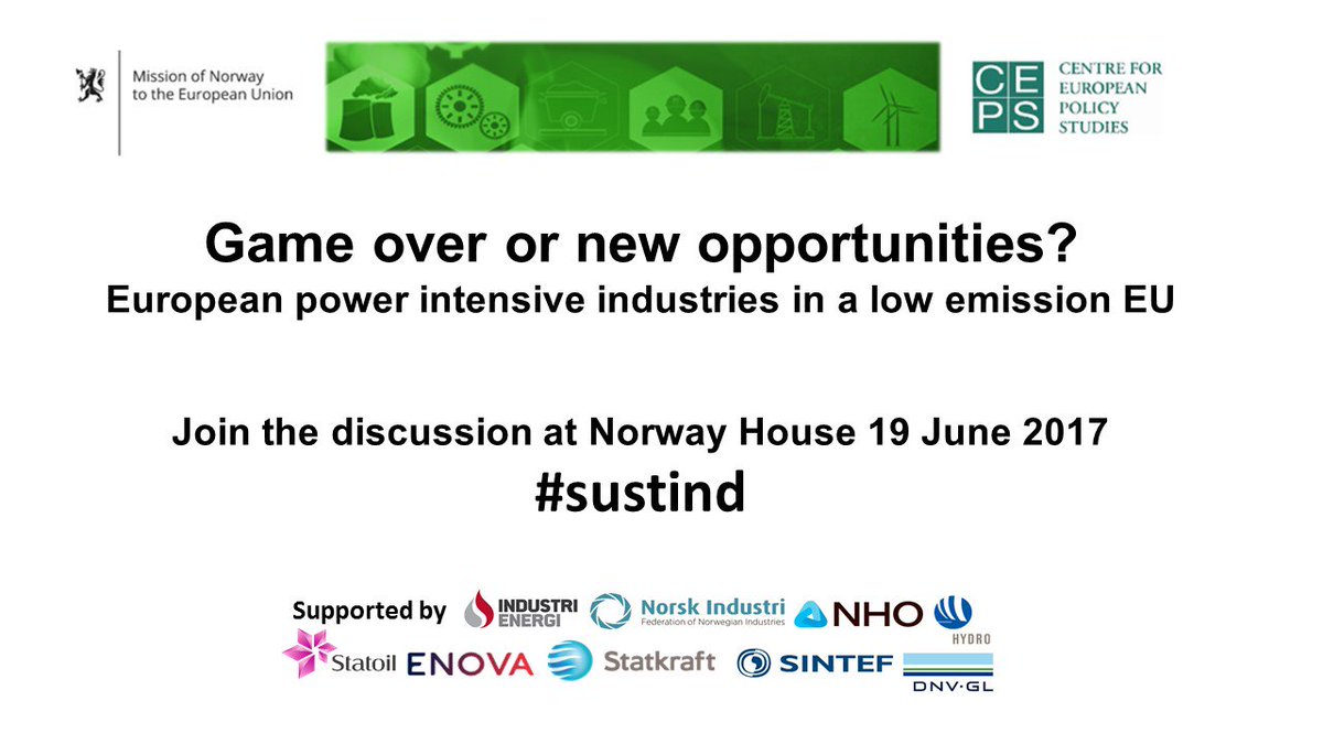 GauteErichsen's tweet photo. In the margins of #eusew17 we will discuss #sustind @NorwayEU on 19 June. Registrer at https://t.co/2AqXQBokhS https://t.co/a2YlgOLfKX