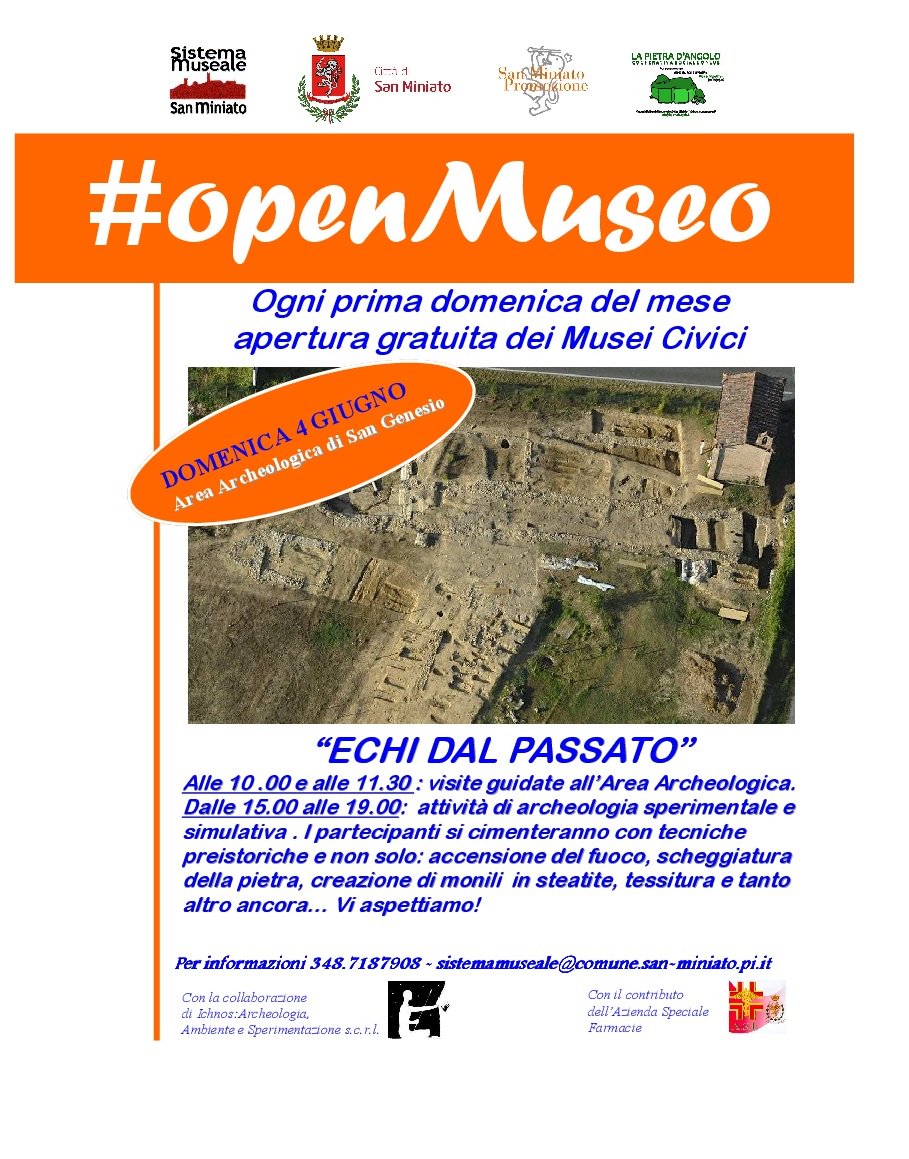 ComuneSMiniato's tweet photo. #4giugno #openMuseo ultimo appuntamento con l'apertura gratuita del #musei civici Prenotatevi!😎 https://t.co/0tXdB9u8FA