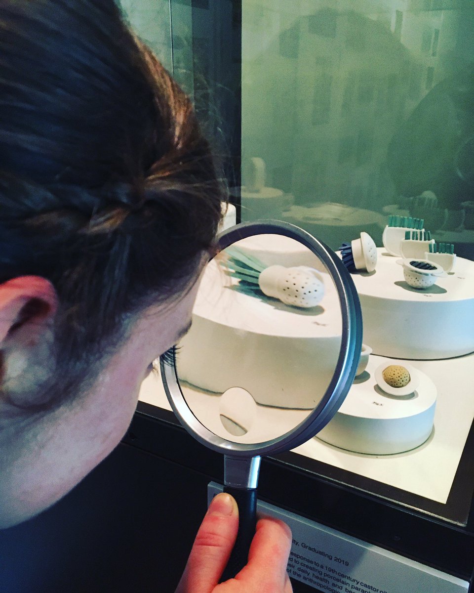 alice_shields's tweet photo. Our MA exhibition #reflectionsinplace is on @Holburne #Bath until June 11. Go find my Georgian Survival Kit. Great for a rainy Monday. https://t.co/Szqc7qqTXC