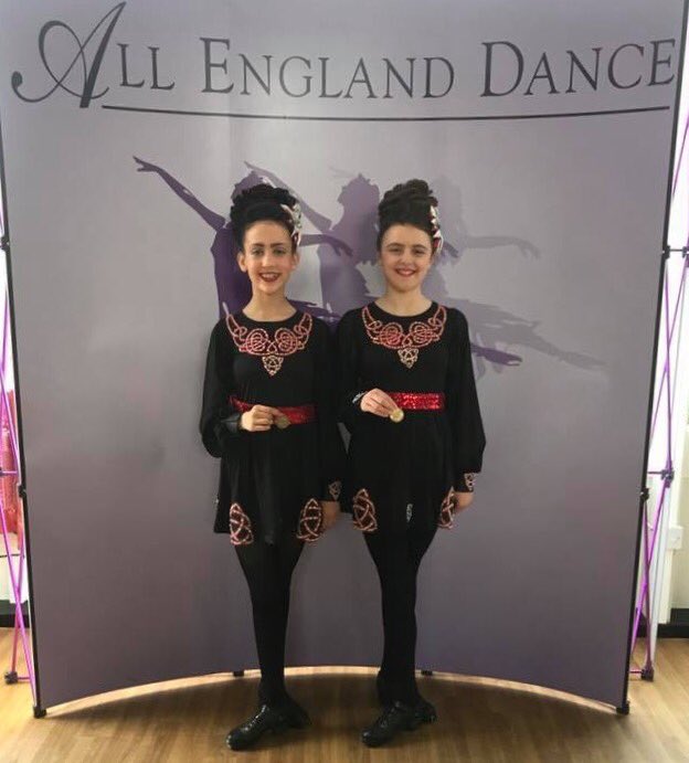 Our national duet won first place with honours and through to the National finals in July at All England's. Well done ladies ☘️ #teamfrydays