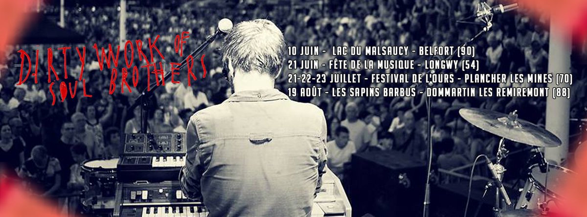 anlor_mh's tweet photo. Dernières dates pour @DWOSB avant leur nouvel album !! Yiyah #Gigs #Summer #DWOSB #Concert #Nouvelalbum #comingsoon https://t.co/b5Tc0lPaZL