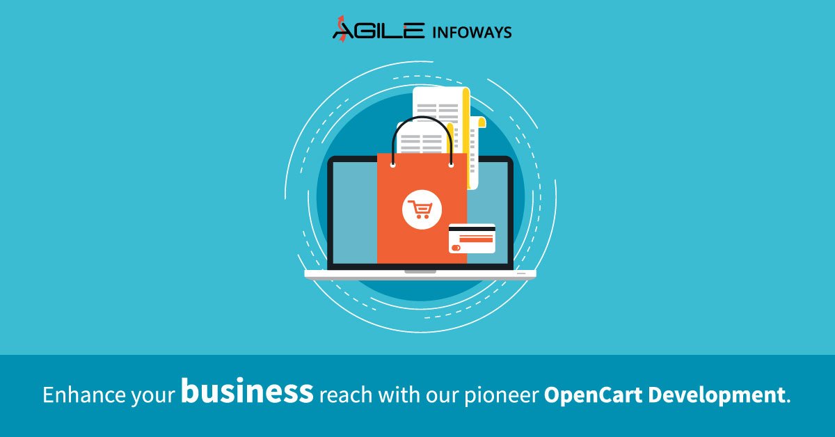 agileinfoways's tweet image. Build stunning #estores with the use of #OpenCartPlatform for making a solid place in the #ecommercemarket.