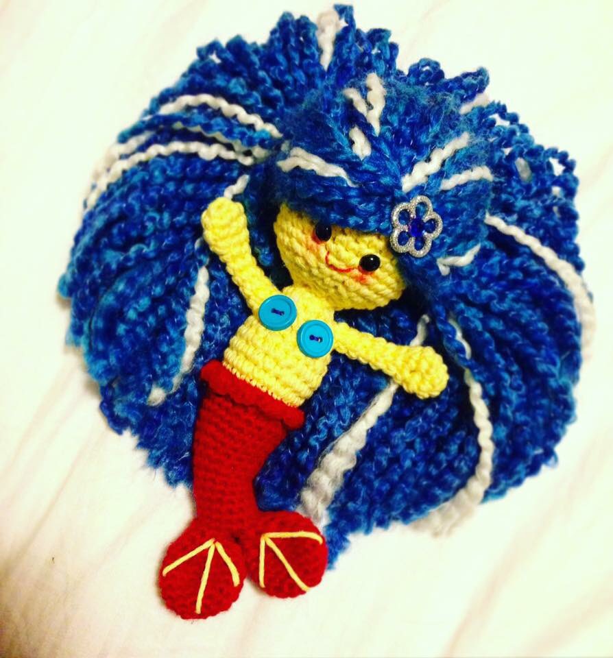 GitanaCaliente's tweet photo. Wonder Woman Inspired mermaid. #mermay #WonderWoman #mermaid #mermay2017 #MerMaychallenge #crochet #handmade p https://t.co/dWEyG6oJC1