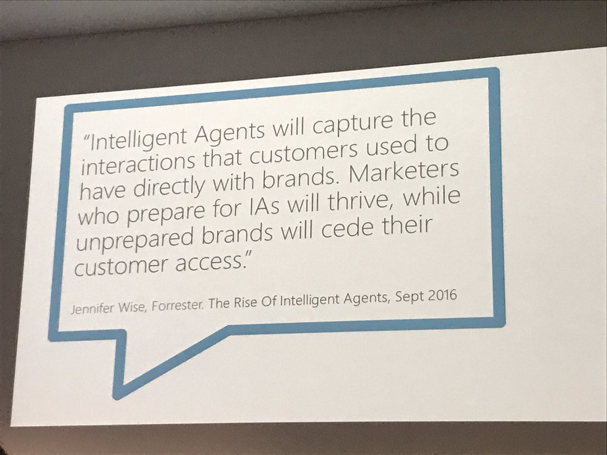 SandyAbr10's tweet photo. "Your bot is going to be your new brand" #innovatorsclub https://t.co/E6MiVE2ZXM