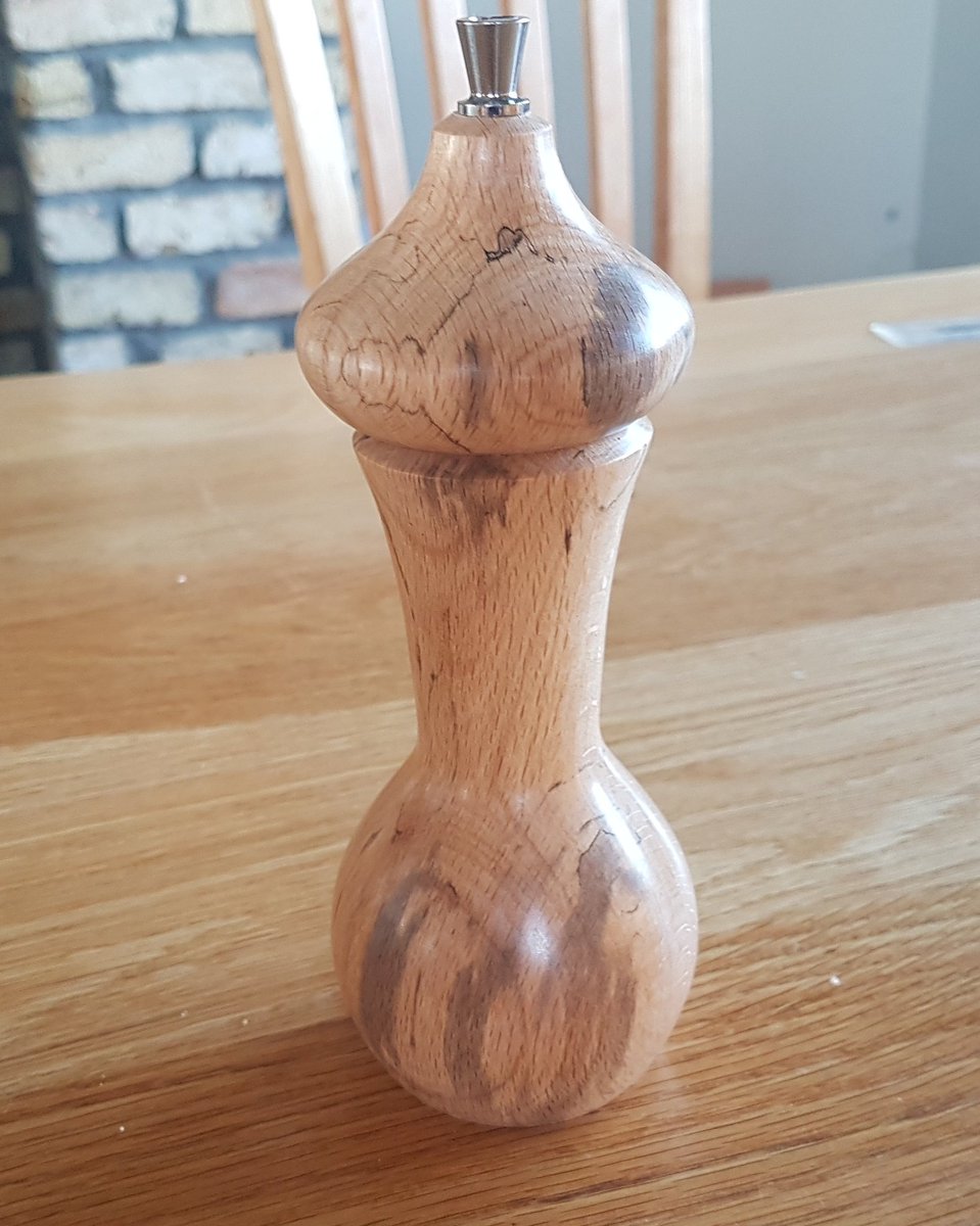 foneachtain's tweet photo. Beech pepper mill https://t.co/oPuURVRPz1