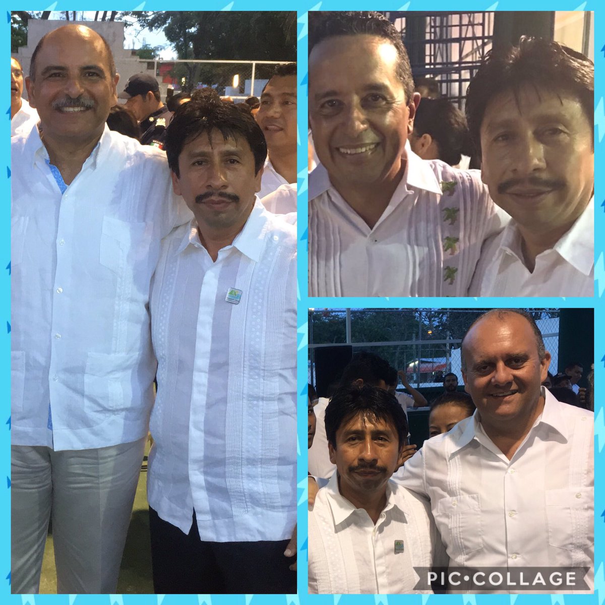 VictorMasT's tweet photo. En el IX Anivesario de la Creación del Municipio de Tulum acompañando al Gobernador @CarlosJoaquin y a  @EdgardoDiaz_A @JorgePortillaMX https://t.co/vBttCglE4E