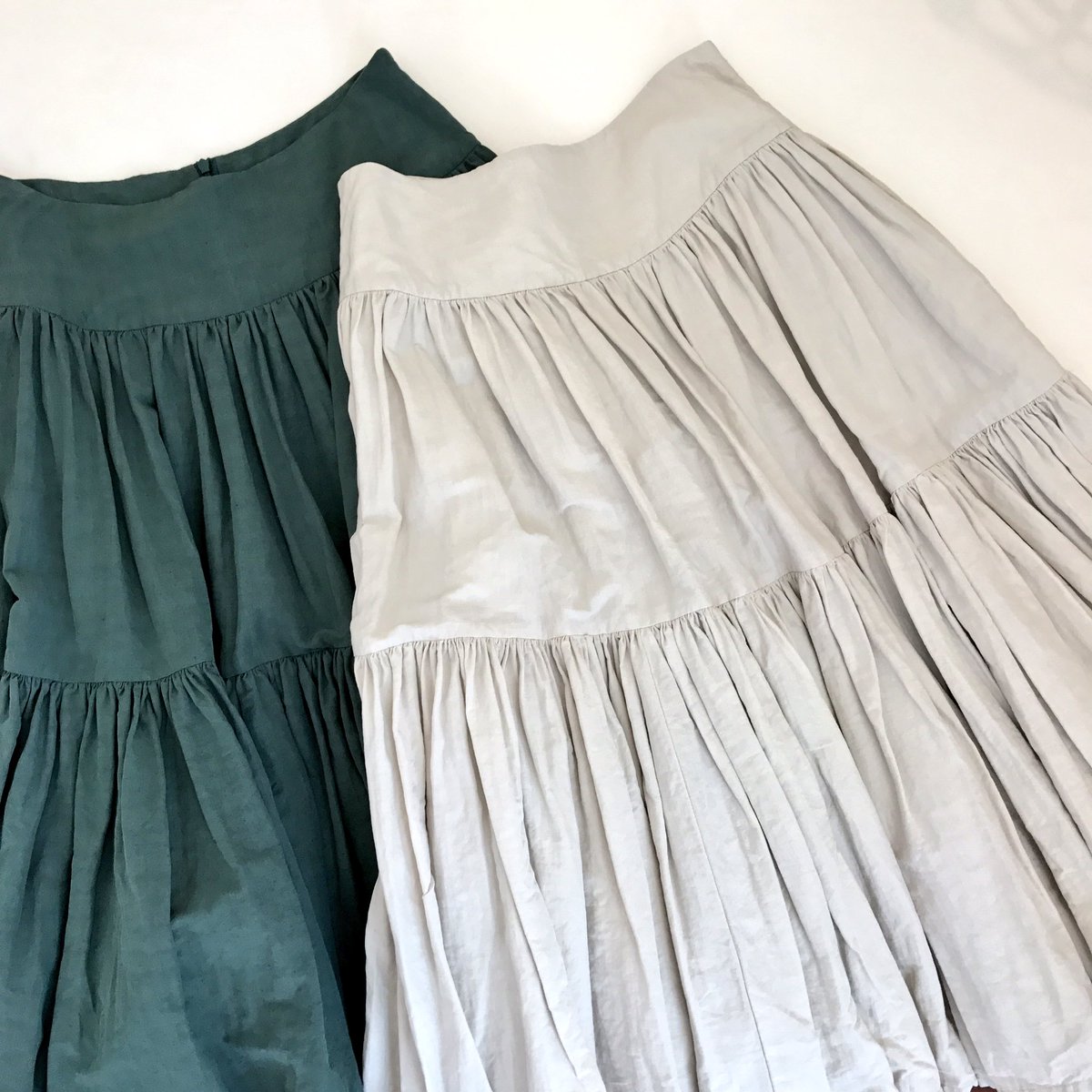 homspun(ホームスパン) ウェザーティアードスカート 