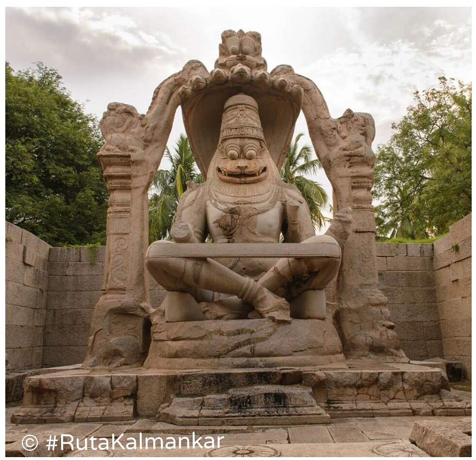 RutaKalmankar1's tweet photo. #LakshmiNarasimha Statue, #Hampi , Known to be the #largeststatue in Hampi.
Clicked on #NikonD7100 with #NikonLens 24-70 mm.
#RutaKalmankar https://t.co/Fe7Bel7rpV