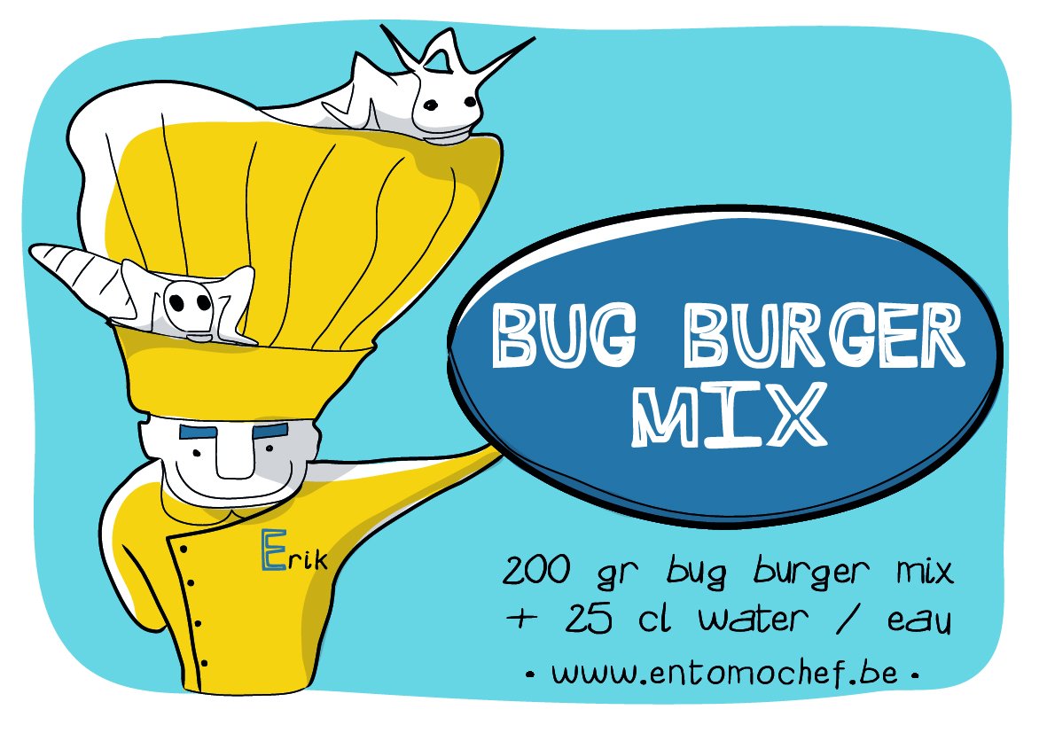 PROMO : Bug Burger Mix Mix - FREE POST DELIVERY from EUR 75 / order - Belgium - dld.bz/fKwqp  #tastethechange #edibleinsects