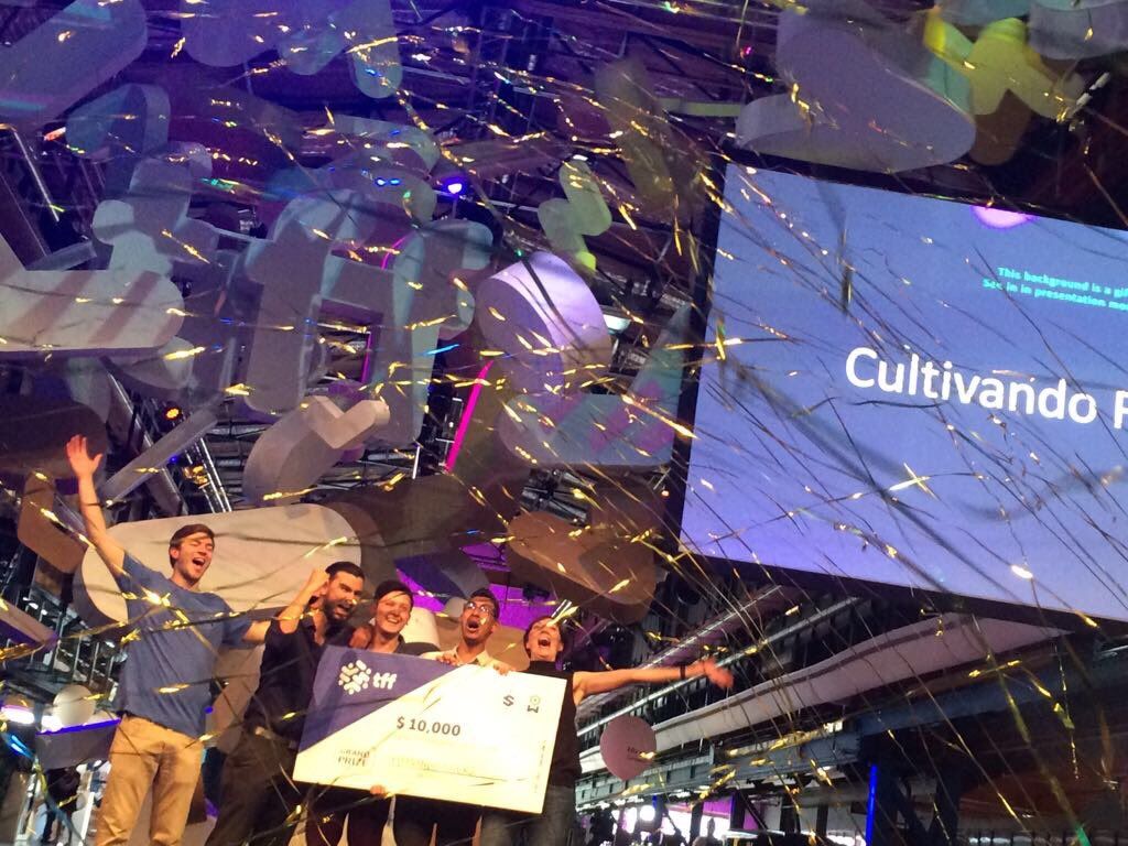 NicolasViard's tweet photo. 10 #AgTech #Startups Out to Feed the World  at @tffchallenge https://t.co/c5gzVbwqje and the winner is @cultivandof ! #reinventfoodsystem https://t.co/zKmYudC3mN