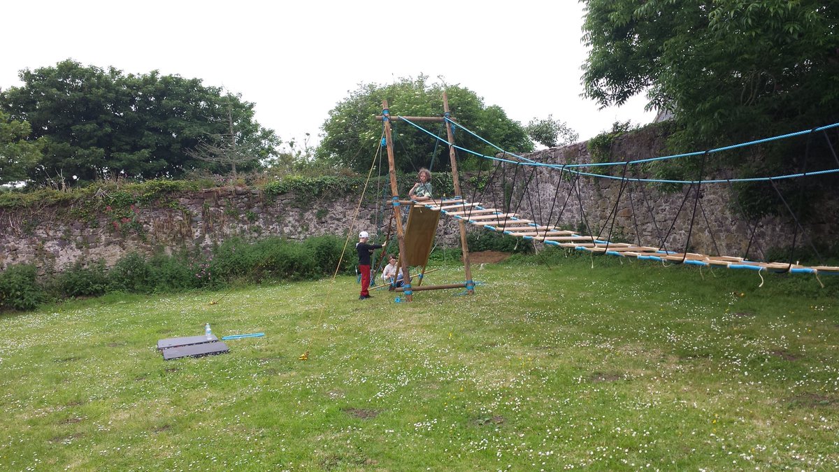 stunning camp in a medieval courtyard in St. Brides Pembs. Hikes, Wildlife, Pioneering &amp; Castles #iScout #icamp