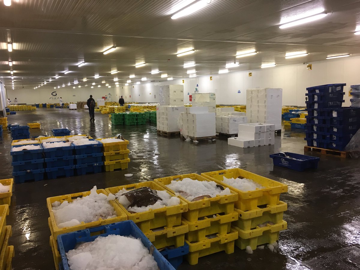 martynboyers's tweet photo. Back after the Bank Holiday to a busy Market! Trade is brisk! Plenty of choice! Fish from Iceland,Faroe, Denmark,Scotland and Irish! https://t.co/AmTfWfQ52d