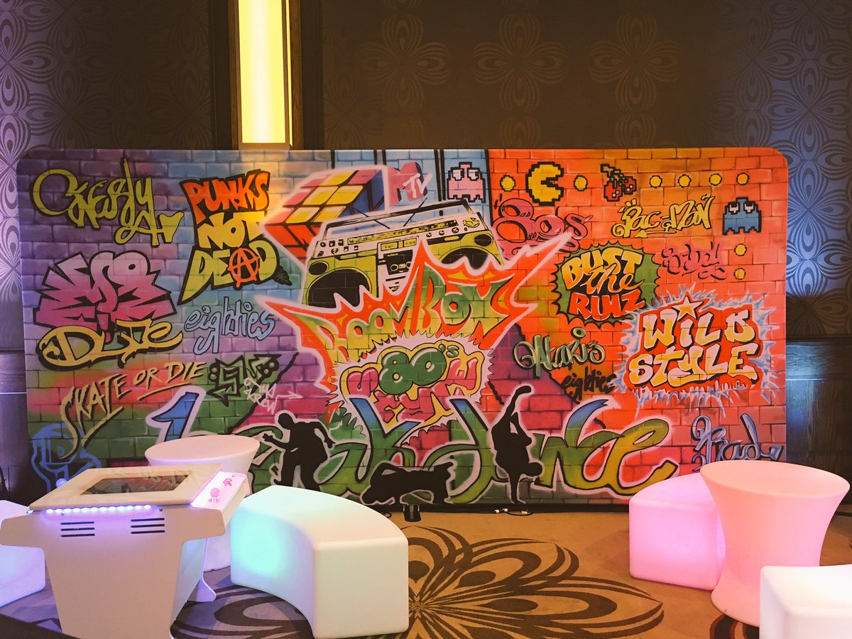 fybaustralia's tweet photo. Ready to step back in time...all the way to the 80's! #IMGF #CocktailParty🤘Thanks everyone for visiting us today. #Sydney your next! #June1 https://t.co/YoJ6j77bFE
