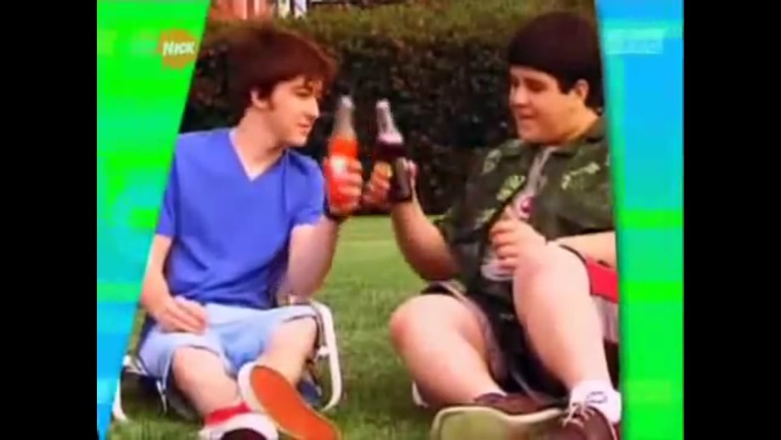 gothtonyhawk's tweet photo. can u believe drake and josh invented cracking open a cold one with the boys https://t.co/YEmhlhTI0k