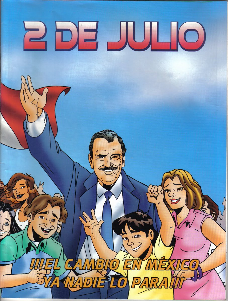 Marlonkevs19's tweet photo. La campaña política de Fox de 1997-2000, fue la más emblemática por no ser aprobada por directivos del PAN y ganar  #Packs53 @fondo_forma https://t.co/DzWPgL0dZR
