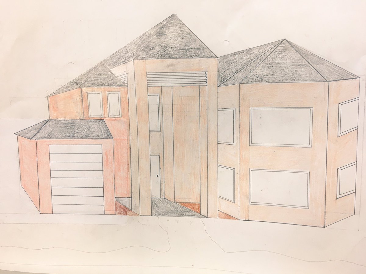 Laurelly1990's tweet image. Year 10 #graphicstechnology students and some of their work from their #architectural portfolio's @GRCHurstvilleB looks great!