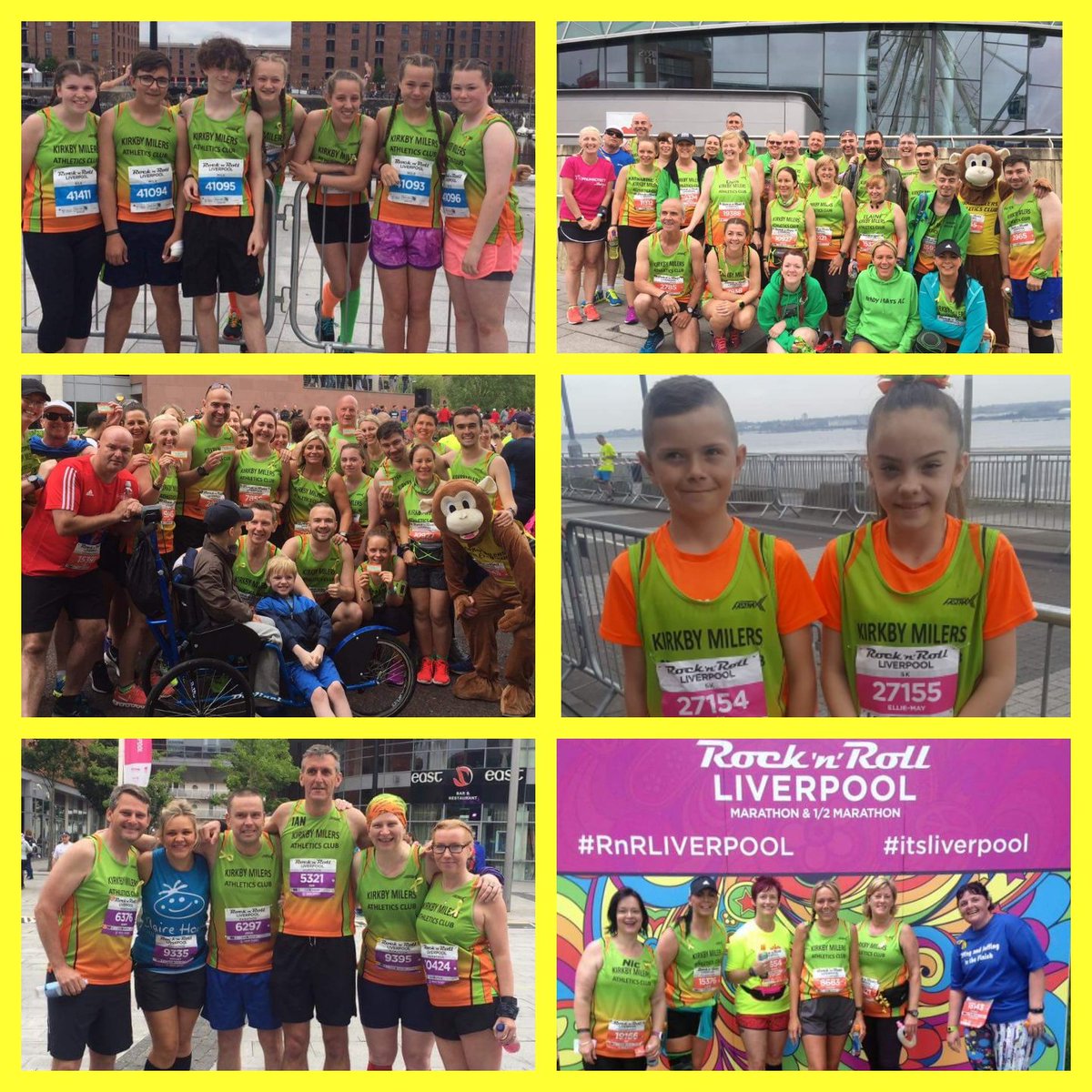 kirkbymilers's tweet photo. Over 80 members &amp; their families took part in @RnRLiverpool weekend and had a great time. We shared achievements, PB's &amp; some tears of joy 💚 https://t.co/aumzQV5ybl