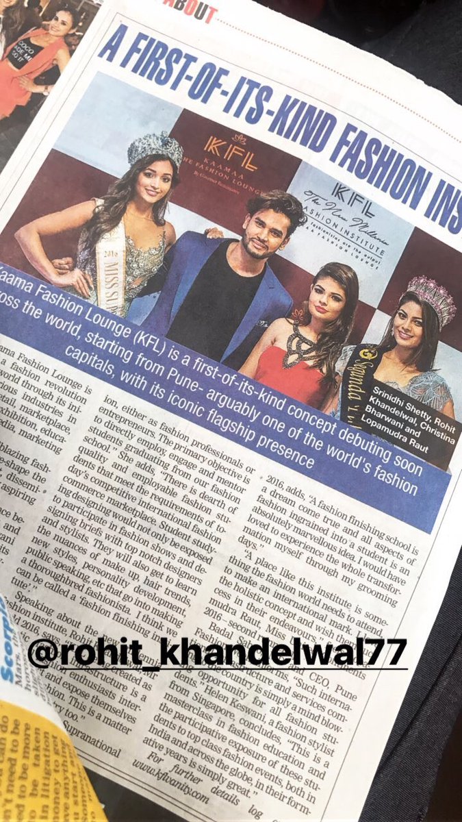 CeeBharwani's tweet photo. Promoting my new venture KFL the new millenia fashion institute 👻 with these divas 💓 @Gourmet_R https://t.co/T9CbeEzwbU