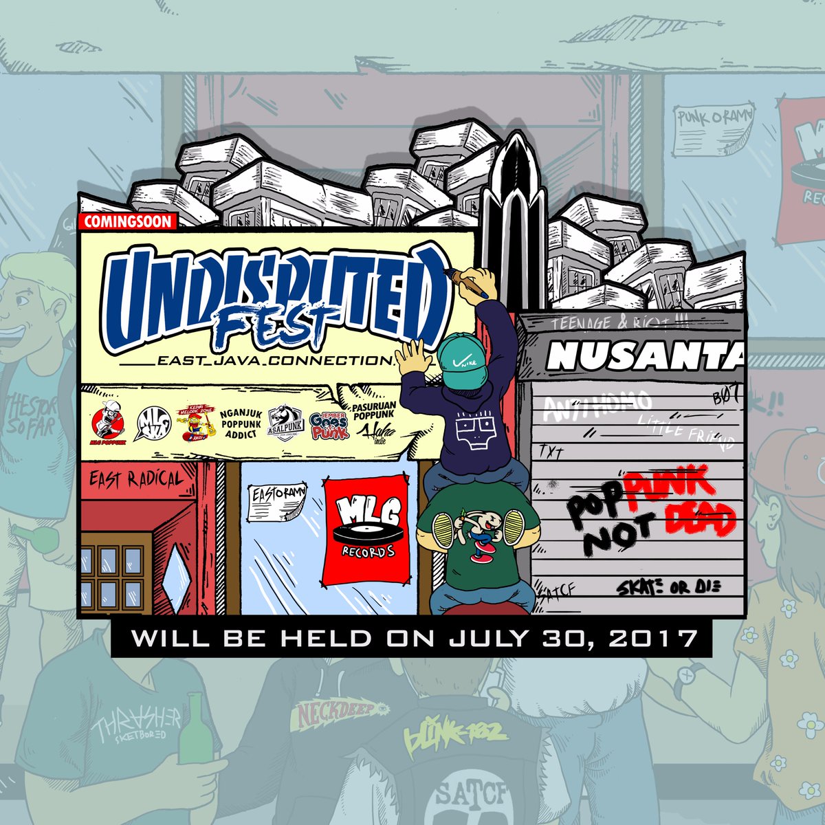 undisputedcrew_'s tweet image. UNDISPUTED FEST 2017
East Java Connection
Will be held on July 30th, 2017
at Brawijaya Edu Park (Ex. Senaputra) Malang