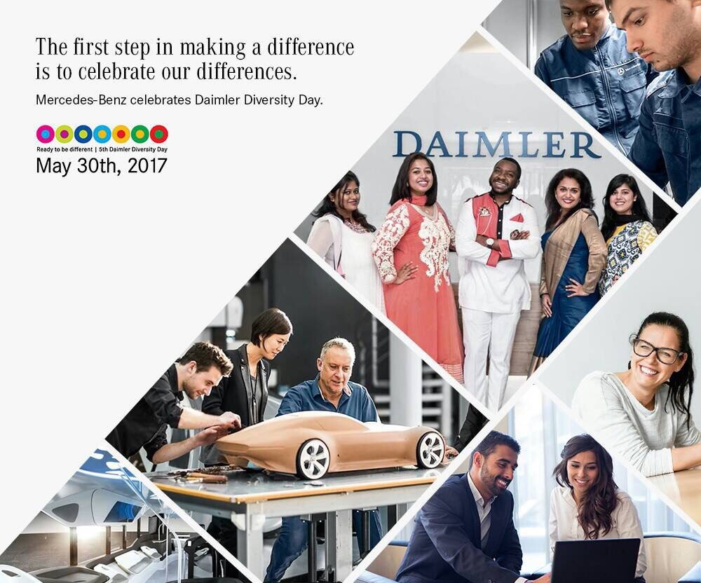 Mercedes Benz India Today As We Celebrate The 5th Daimler Diversity Day We Embrace Our Workforce That Thrives With People From All Across The World T Co 58aqu9thr1
