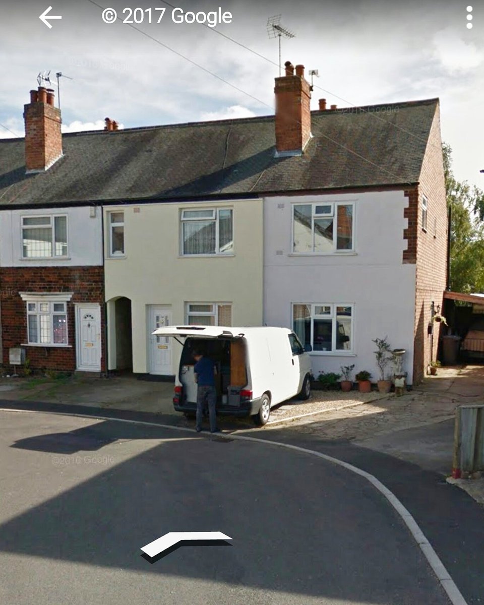 paintdodgers's tweet photo. ha ha Google Street view caught me working on the van https://t.co/5FvQwXCgDY