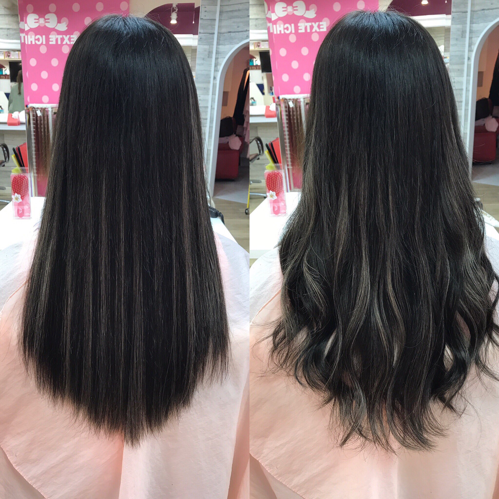 販売 1/80シールエクステ 黒髪ヘアーに！ 1/80枚シールエクステ 黒髪