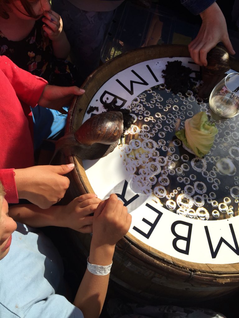 Hooverit's tweet photo. @CuriousArtsFest ...& loved the giant African snail racing.. #Curious16 #PylewellPark #NewForest #ArtsFestival https://t.co/jzeoW4RAxK