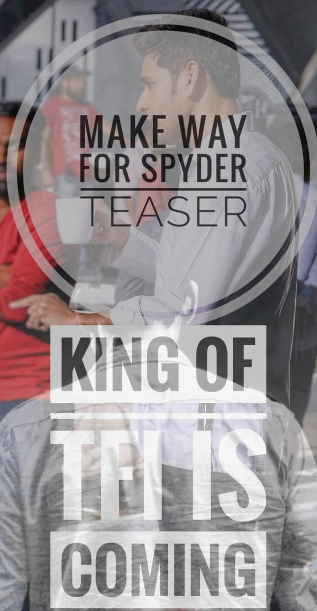 urstrulyTK's tweet image. #SpyderFestbegins
#SpyderTeaserArrivingTomorrow
#SpyderNewWorkingStills