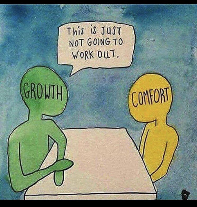 EDMLeadersCoach's tweet photo. Which is more important to you? Growth or comfort? https://t.co/TwSozPKa0n