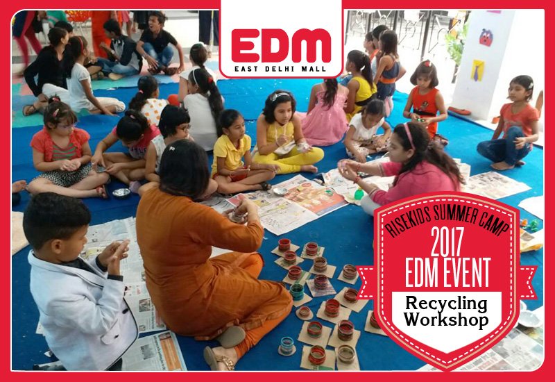 EastDelhiMall's tweet photo. Recycling Workshop of Risekids #SummerCamp 2017 #EDM Event...... #EastDelhiMall #EDMEvent #RecyclingWorkshop https://t.co/tsPU6msiEq