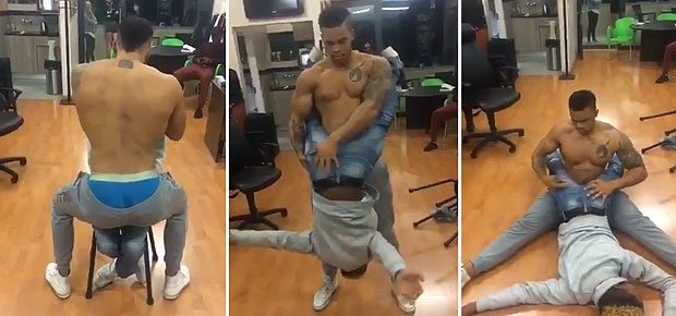 WATCH: Khanyi’s brother <a href="/lasizwe/">Lasizwe</a> leaves us shook with this lap dance video channel24.co.za/The-Juice/News…