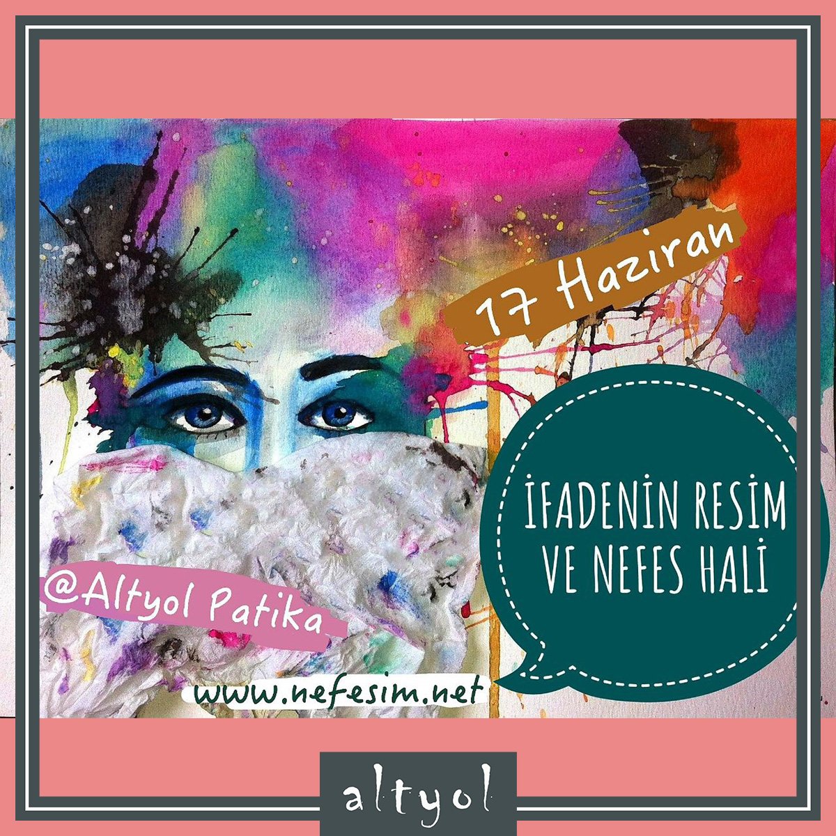 AltyolAjans's tweet photo. #Nefes #nefesterapi #farkındalık #meditasyon #awareness #painting #art #resim #painting #sanat #sanatetkinliği #resimatölyesi #workshop https://t.co/RHY75pIF2m
