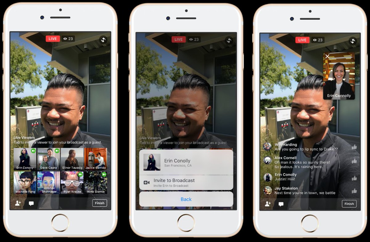 socialmedia2day's tweet photo. Now, everyone can bring a guest into their Facebook Live stream https://t.co/abCT8RlPqG #socialmedia https://t.co/rtYSq5bV0D