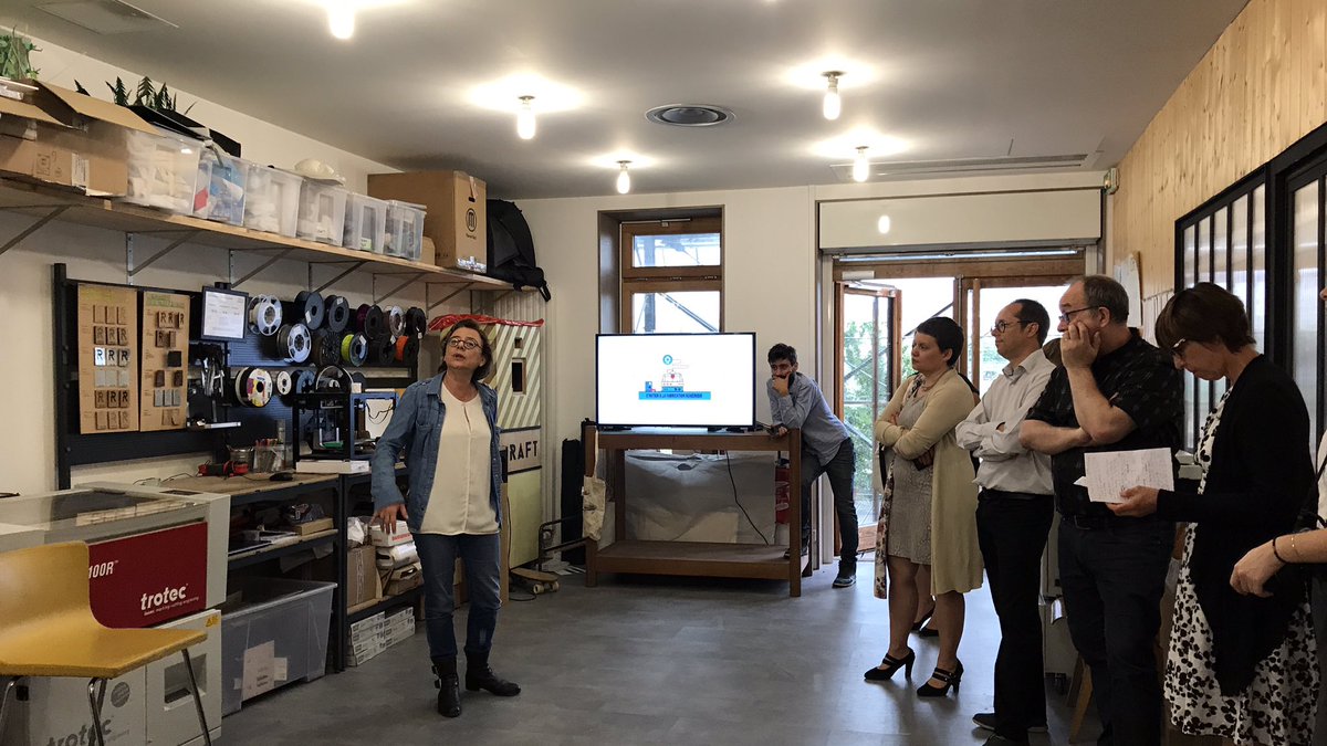 Lancement du #MOOC hybride "S'initier à la fabrication numérique" ce matin chez <a href="/draftateliers/">DRAFT Ateliers</a> #yeeaahhh