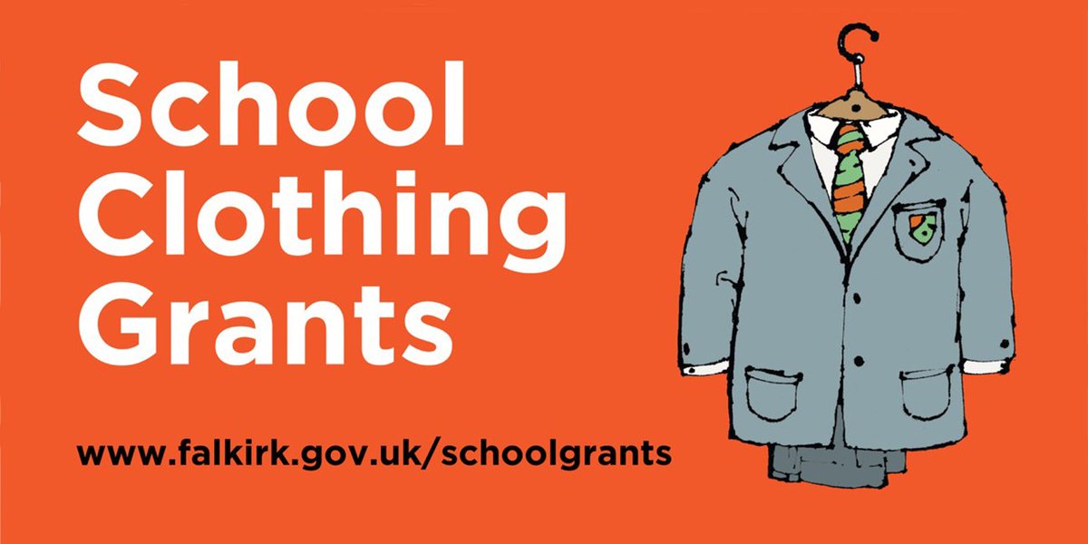 £50 is available to help families on low income/benefits to help towards school clothing falkirk.gov.uk/schoolgrants