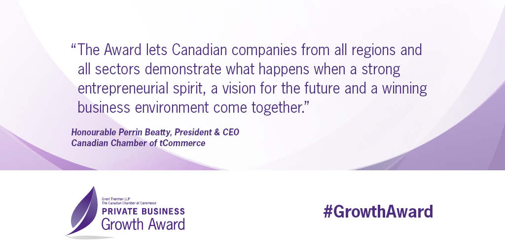 JennHagen1's tweet photo. Shine a spotlight on Canada’s leading #privatebusinesses. Nominate for #GrowthAward https://t.co/C1lPv6rUeG @PerrinBeatty @CdnChamberofCom https://t.co/ROGTKAMmxh