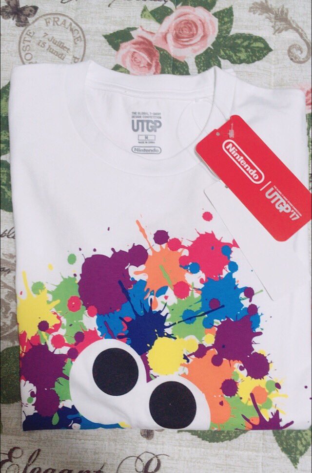 _a_y_007's tweet photo. スプラトゥーンTシャツ、やっと手に入れた(*´ω`*) https://t.co/ghLpvea9jS