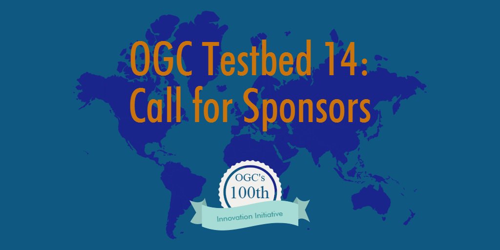opengeospatial's tweet photo. #testbed14 marks OGC's 100th innovation initiative. We're looking for spatial data problems to solve - enquire now! https://t.co/SuipHZu74G https://t.co/V9Ar0xFdNR