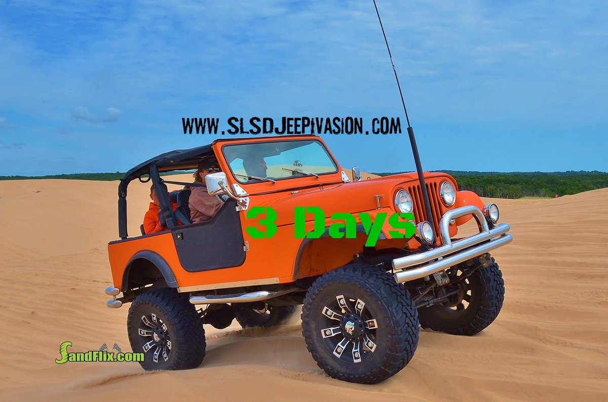 SLJeepInvasion's tweet photo. 3 days! Who is ready? #slsdjeepinvasion #slsd #jeep #jeepwave #puremichigan https://t.co/7J19FBj8Q2