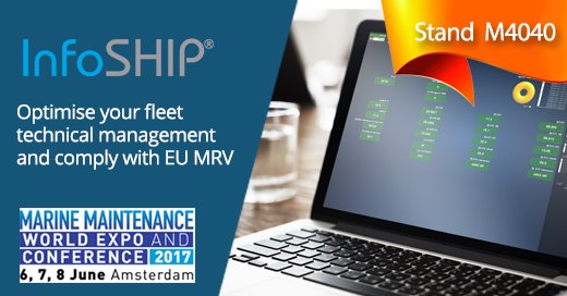 Have a coffee with #IBInfoSHIP in #MarineMaintenance and discover how InfoSHIP can help you to meet #EUMRV deadline ow.ly/q3jw30c9sIJ