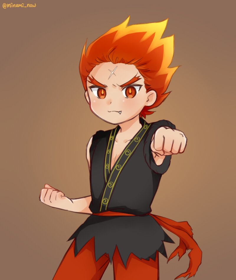 お米 公式とは違う系だったけどめっちゃ昔にメラメライオンの擬人化を描いたからみて 実はメラメライオンも結構好きなんです Twitter