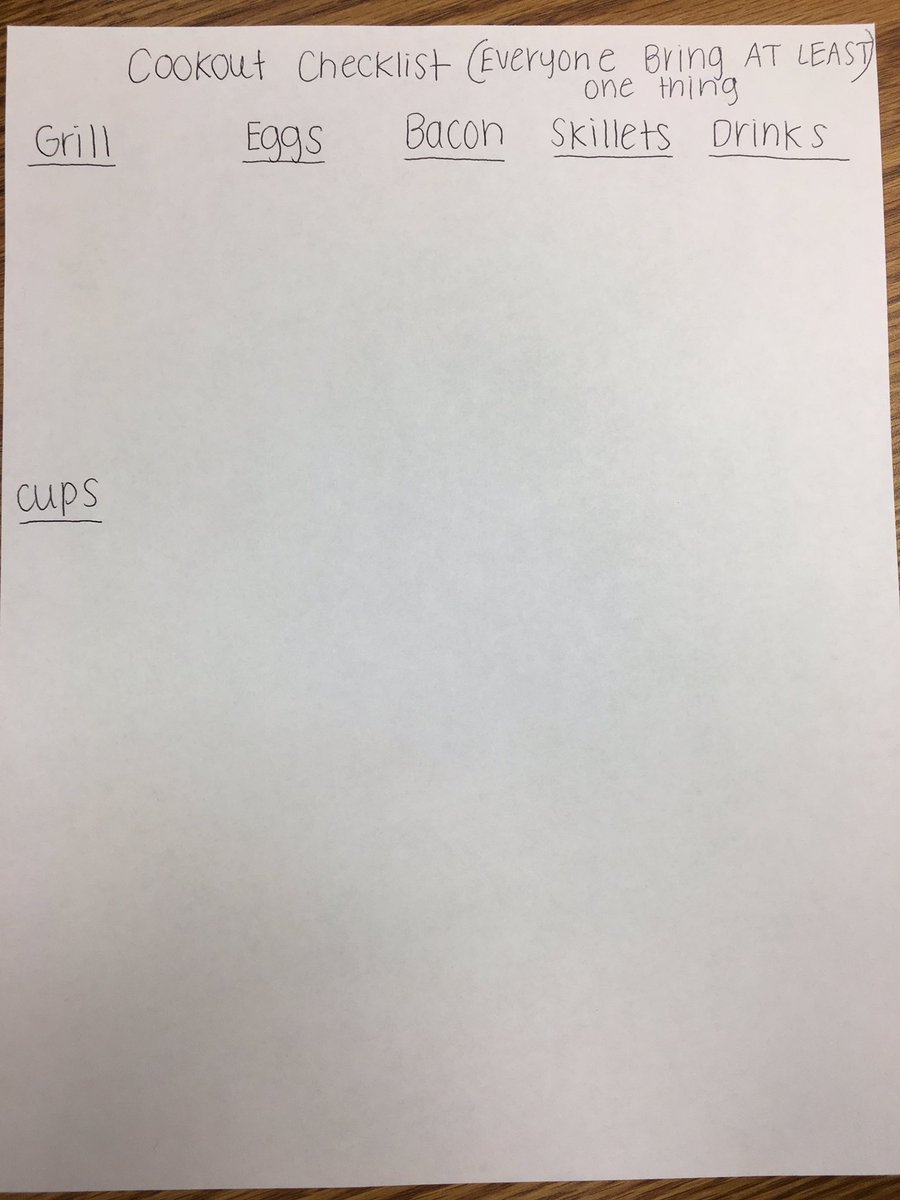 bsclassof2017's tweet photo. SIGN UP FOR SENIOR COOKOUT TOMORROW MORNING!! 6:30am in the student parking lot (see Emma Rampulla to sign up) https://t.co/WkWuVutVtt