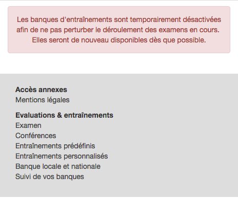 RobinJouan's tweet photo. Les #ECNi2017 approchent à grand pas, mais pour réviser aujourd'hui @SIDE_Sante est désactivé, dommage... https://t.co/ViqHmcKwIn