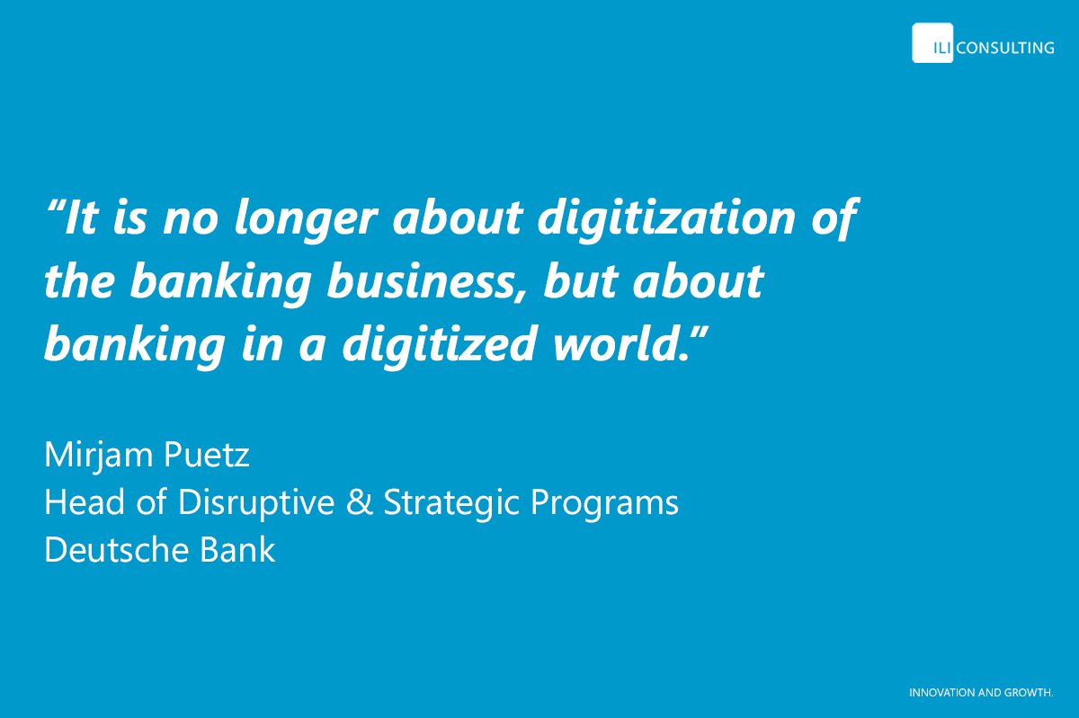 innomaniacs's tweet photo. #Changes in the #banking industry due to #digitalization.
Read our latest interview w/ @MirjamPuetz, @DeutscheBank
https://t.co/3ptGx9yZMM https://t.co/yMaTk8U5bh