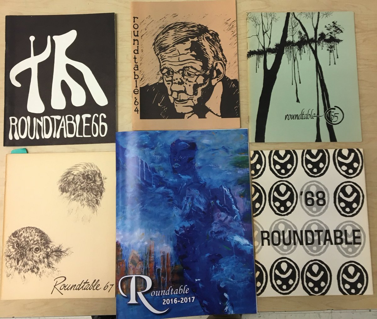 PHS_roundtable's tweet photo. Over 50 years of original expression. Pick up the 2016-2017 issue of Roundtable after school in room 206. $5 only. https://t.co/WzHBGEdrDo