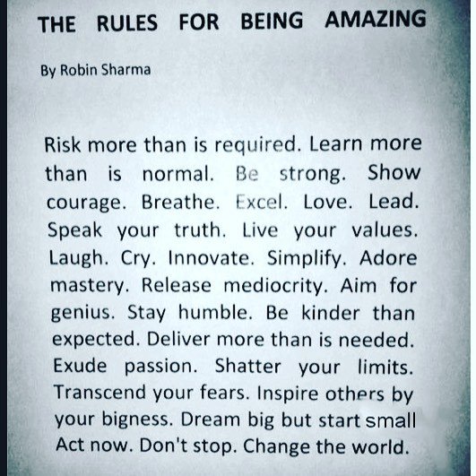 BeyondFit_Lisa's tweet photo. Go be amazing! ❤️#leadwithlove #dreambig #bekindalways #skipmediocre #trustyourself https://t.co/ujp0EJatql