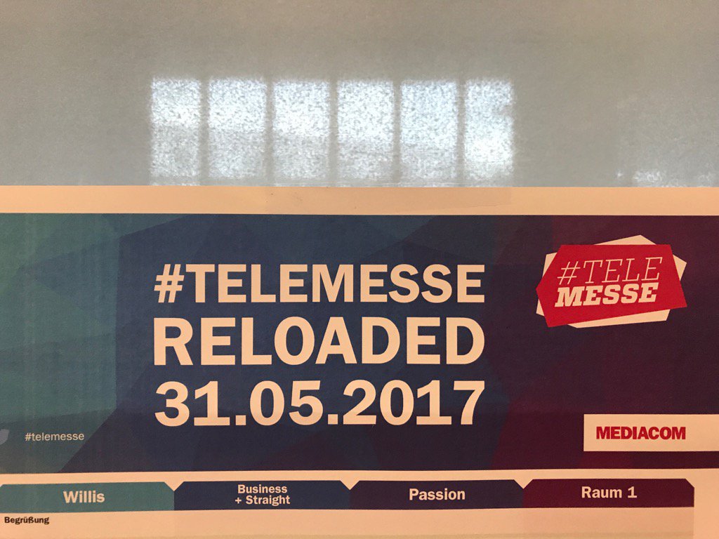 ReneCoiffard's tweet photo. Morgen endlich wieder #Telemesse bei @MediaCom_de Schon jetzt DANKE ans Orga-Team. 👏🏻Hammer Programm! https://t.co/xaa5ItRVuc